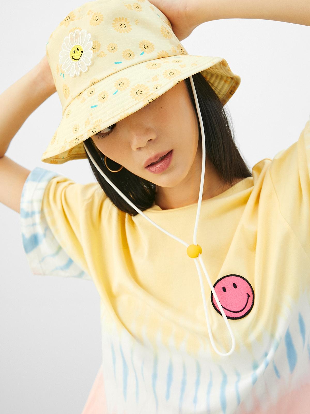 Smiley® x Pomelo Sustainable Colorful T-Shirt - Multi Color