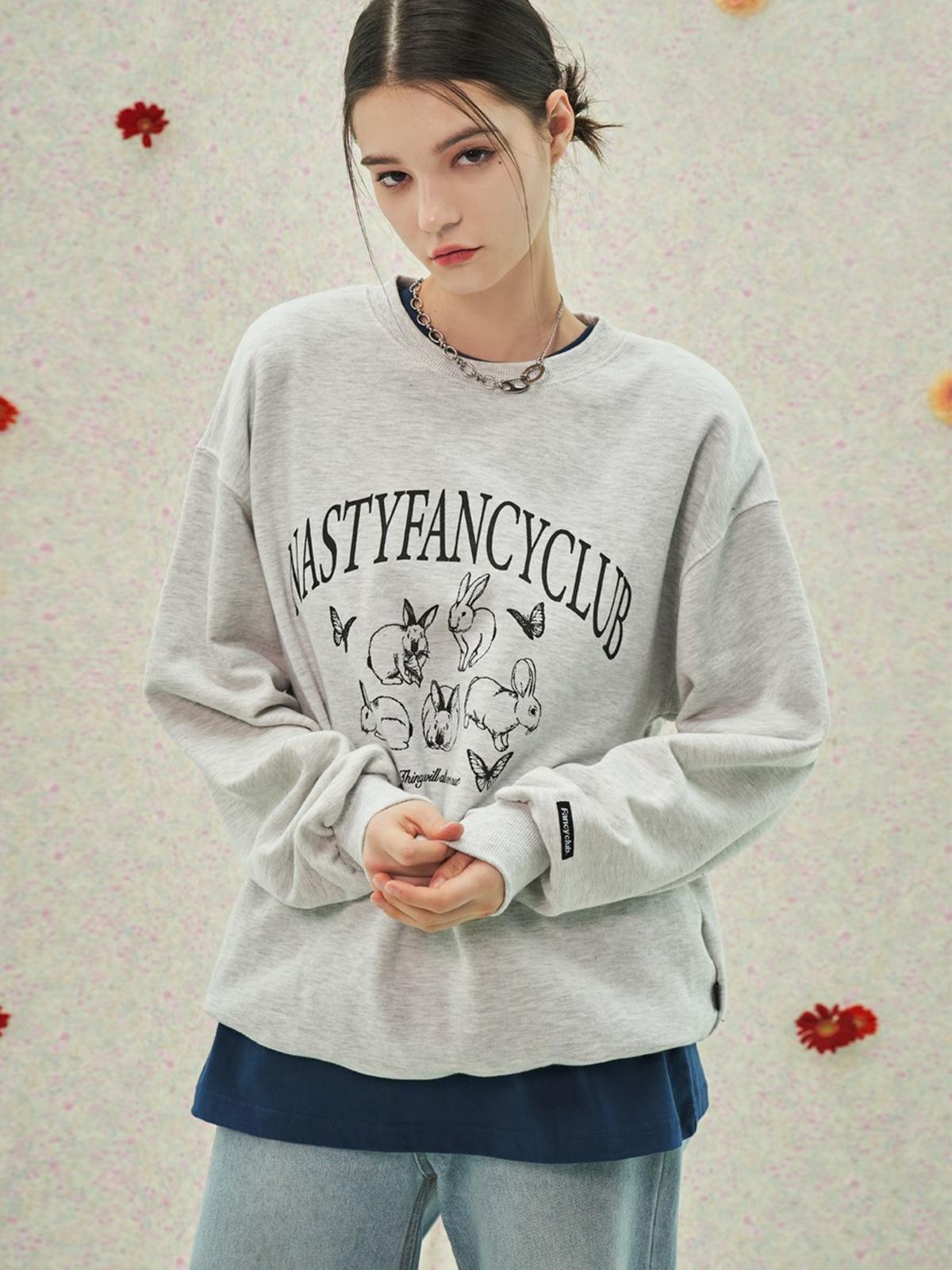 Nasty x [NF] Lepre Sweatshirt - Melange Grey