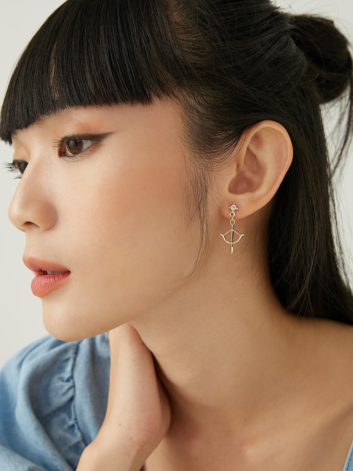 Set 9 Pairs Stud Earring - Gold