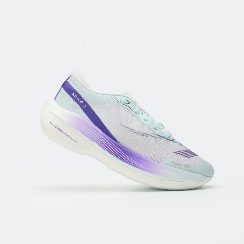 Women's Carbon Plate Running Shoes KD900X.2 - Light Green Purple