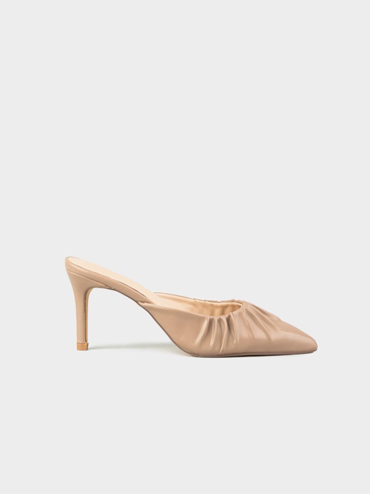 Crumble Heel Mule - Khaki