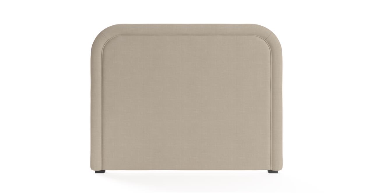 Iris Queen Size Bed Head French Beige