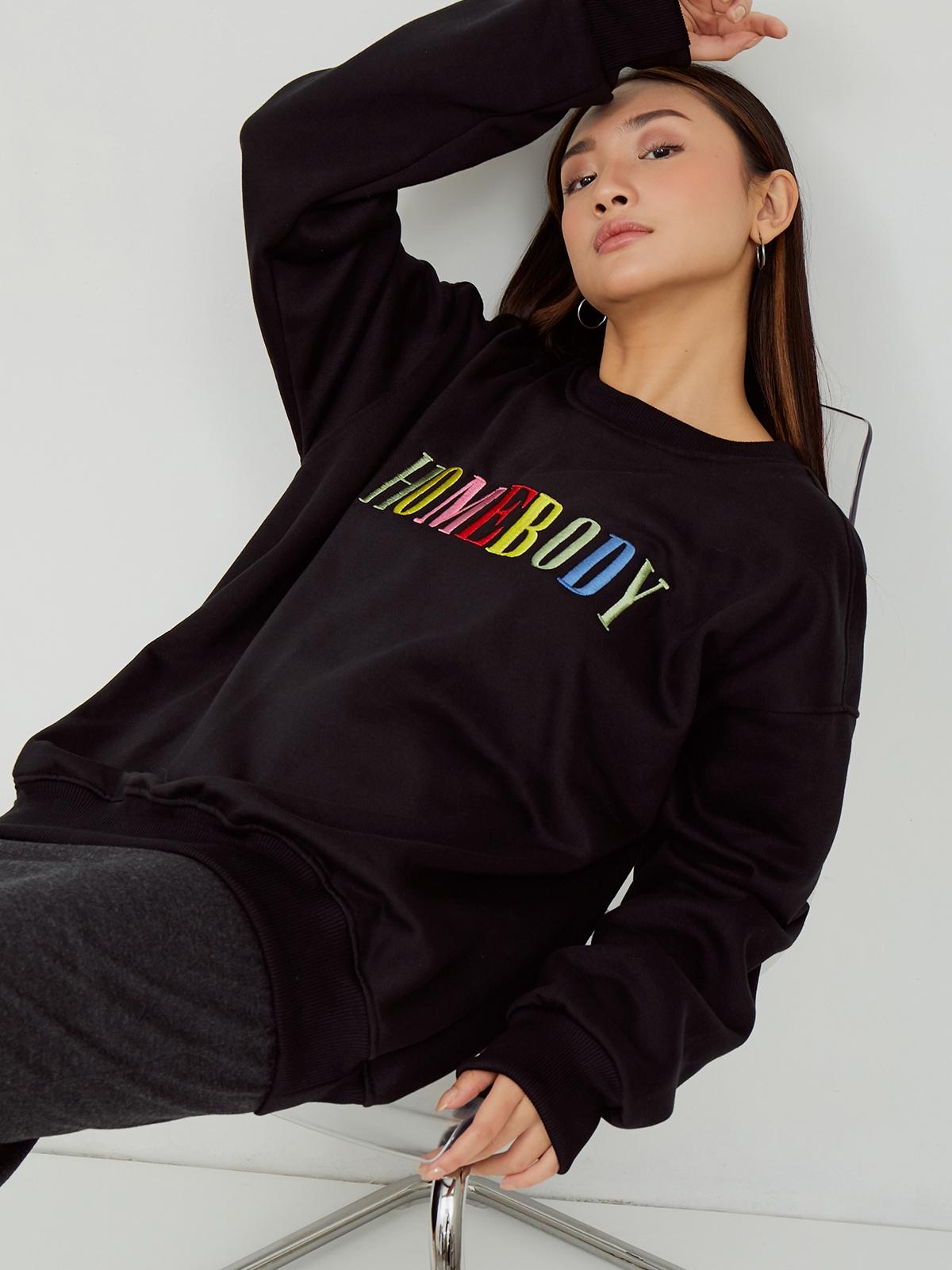 Homebody Sweatshirt - Black