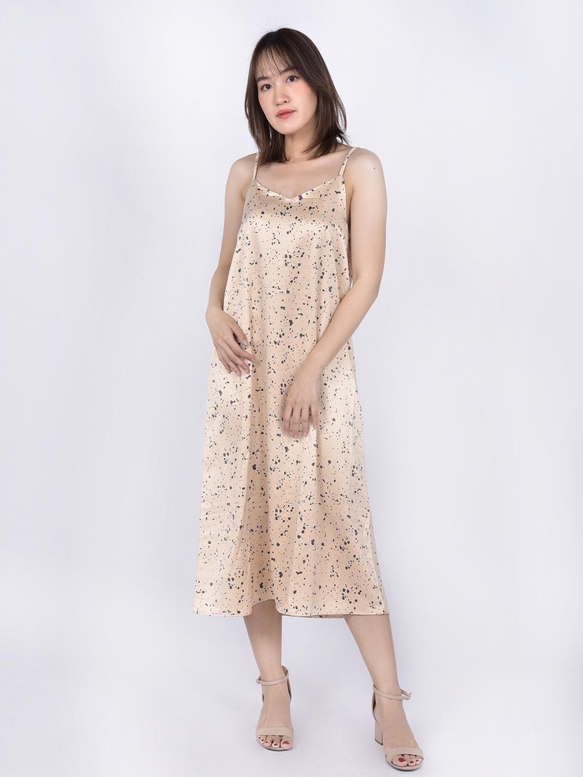 3.3 Field Trip x Painting Sleeveless Dress - Beige