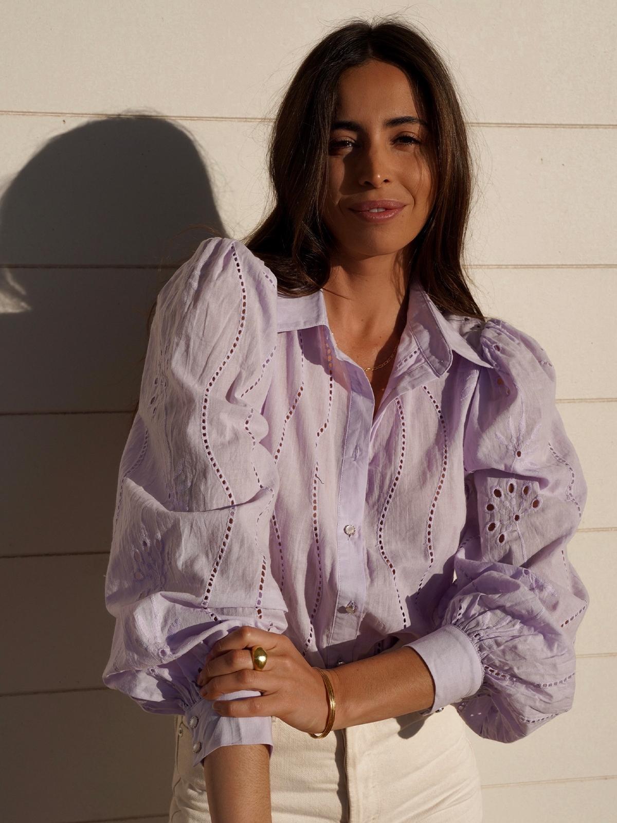 Knowles Blouse - Lilac