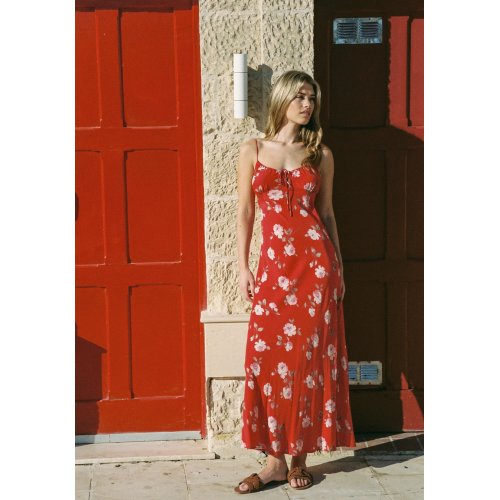 Anne Tie Slip Maxi Dress