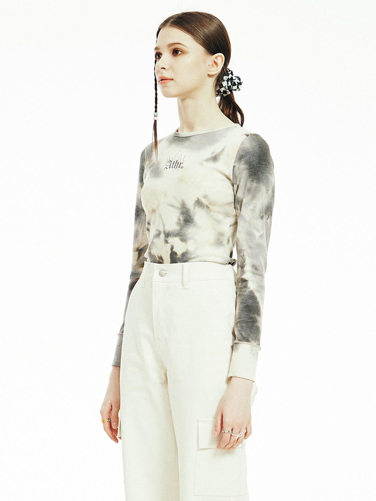 Andtheother X Tie Die T-Shirt - Grey