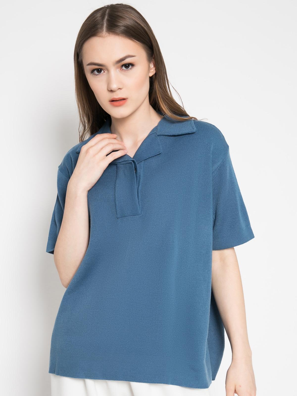 Knit Shirt - Denim