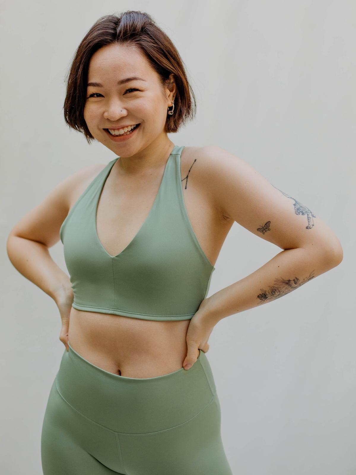Go With The Flow Bra - Green