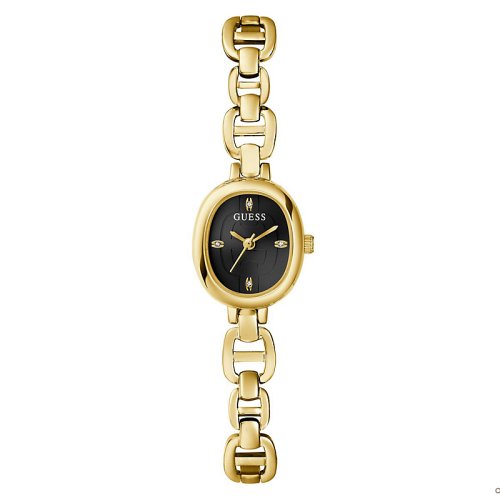 GUESS Women 21mm Gold Case & Recycled Steel Watch (GW0982L2)