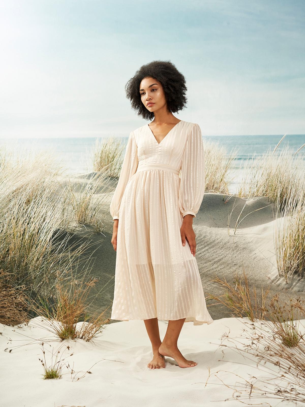 Mallorie Dress - Cream