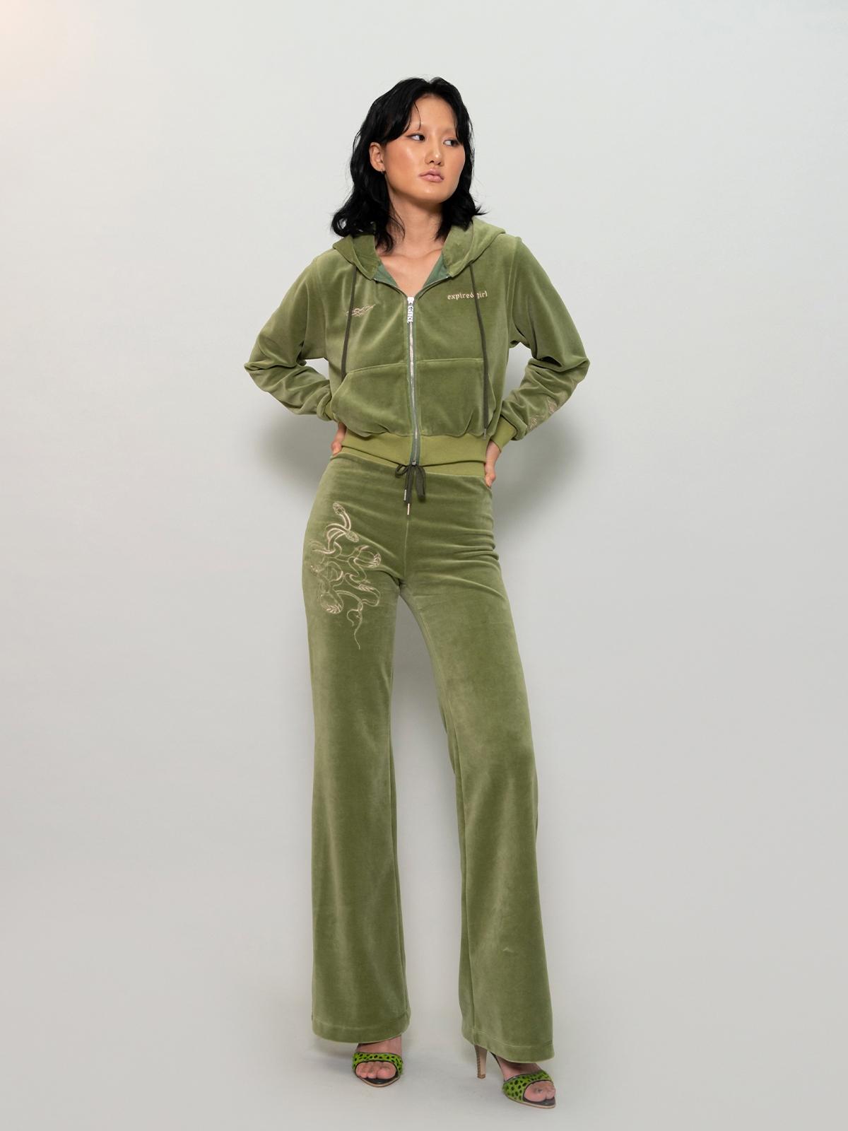 X Heeyajenny Tattoo Tracksuit - Olive