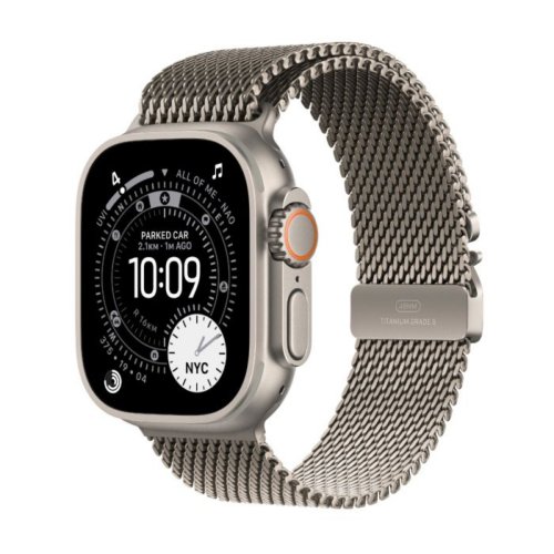  APPLE WATCH ULTRA 3 GPS + CELLULAR 49MM NATURAL TITANIUM CASE WITH NATURAL MILANESE LOOP - LARGE MF0E4X/A