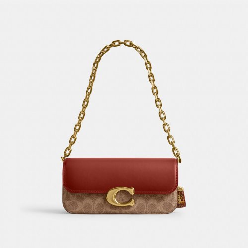  Idol Bag 23 In Signature Canvas With Snakeskin Detail