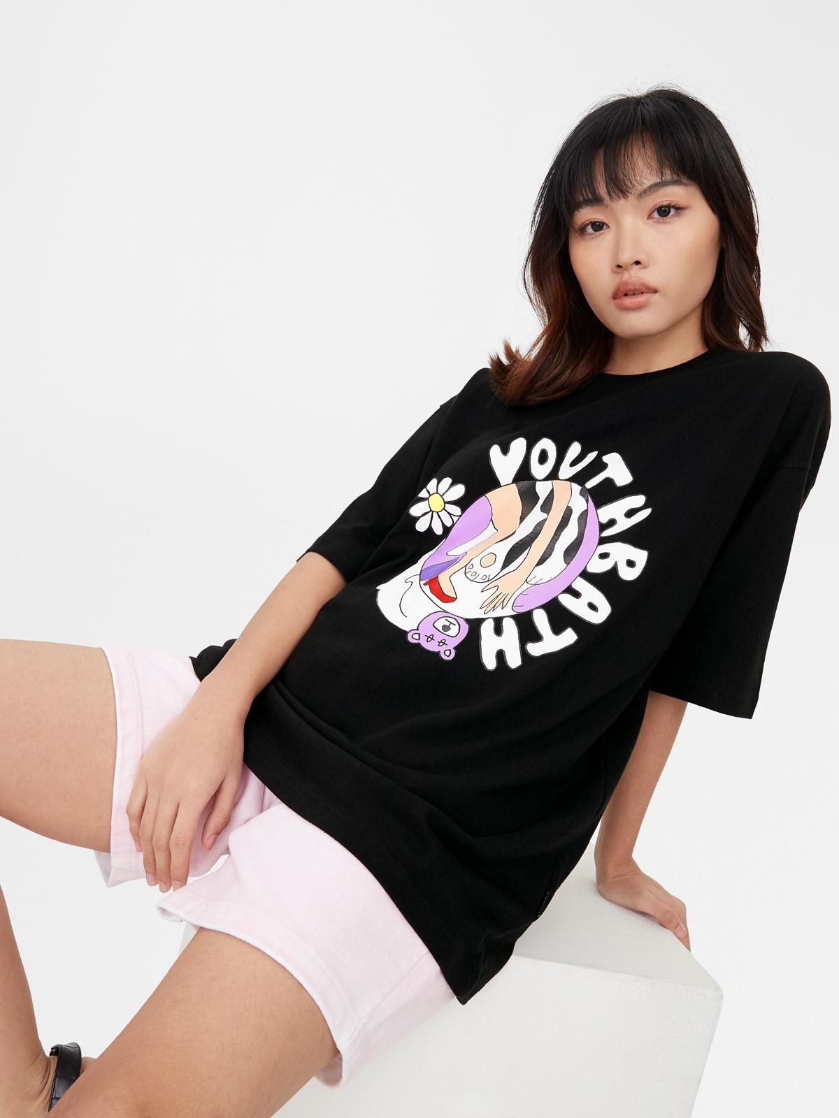 Youthbath x Various Feet Short Sleeve Tee - Black