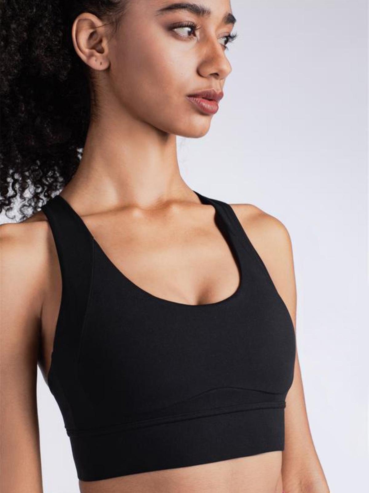 Winsome Bra With Clasps - Black