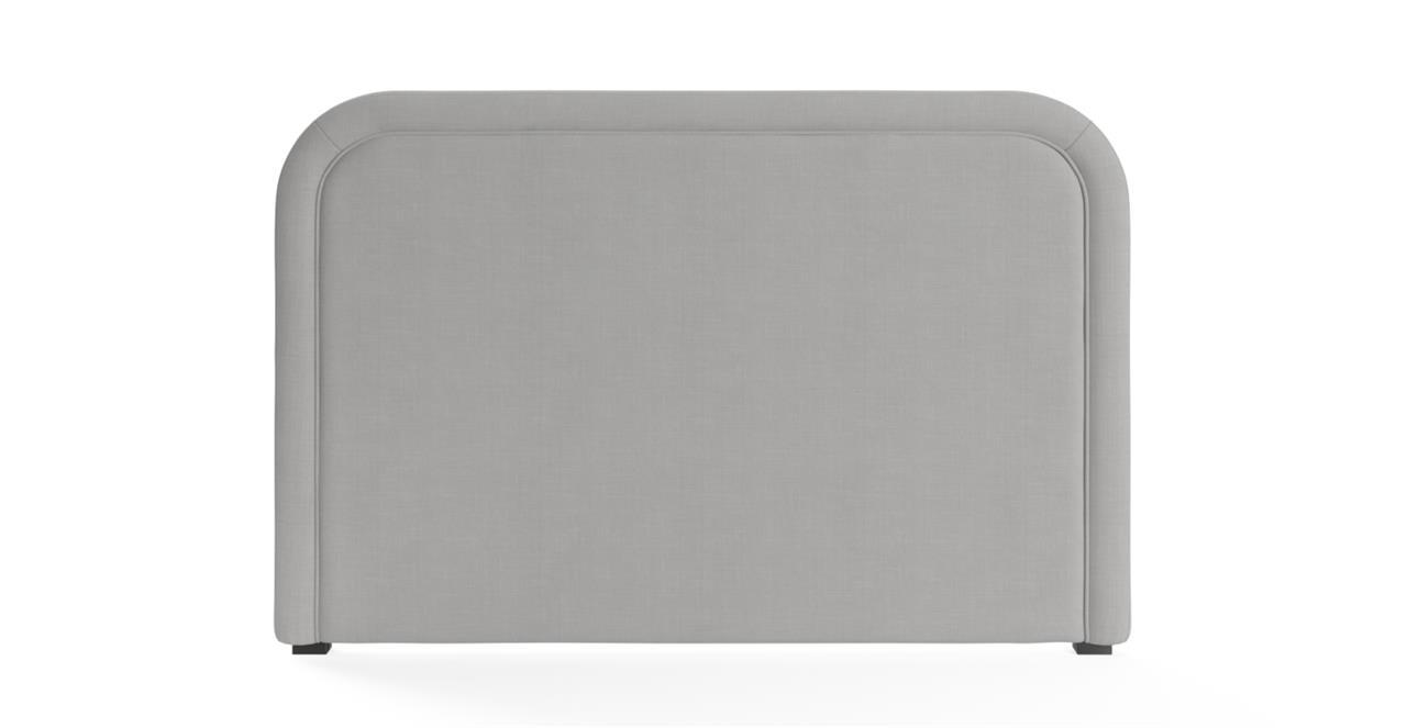 Iris King Size Bed Head Cloud Grey