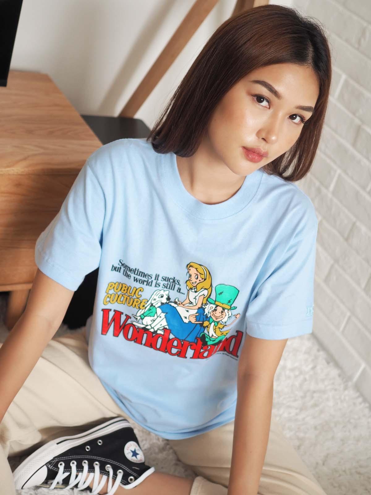 Wonderland Tee - Blue