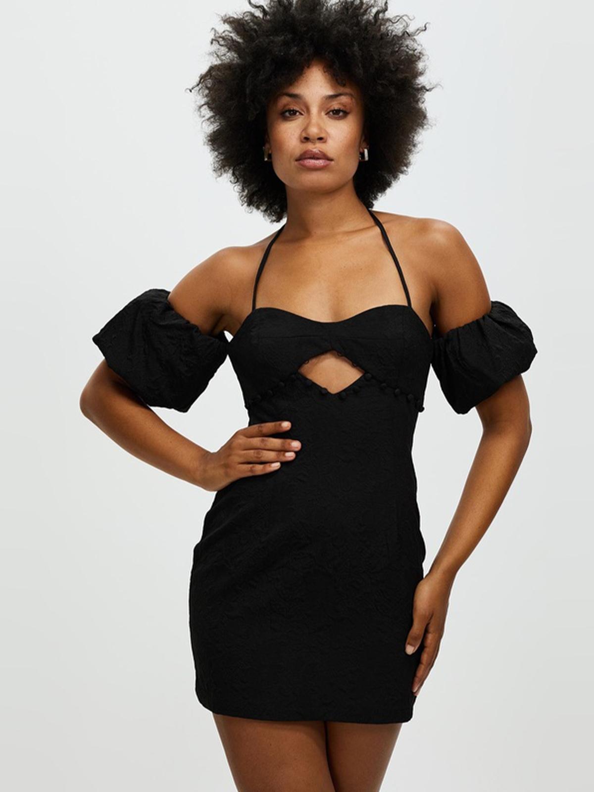 Sorrento Mini Dress- Black