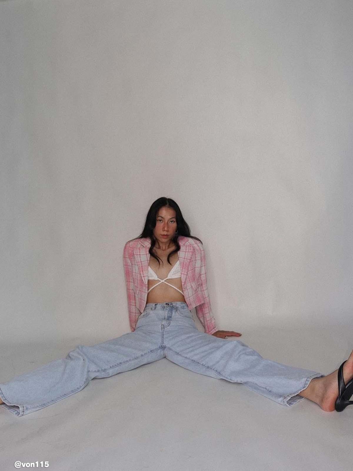 Long Sleeve Crop Blazer - Pink