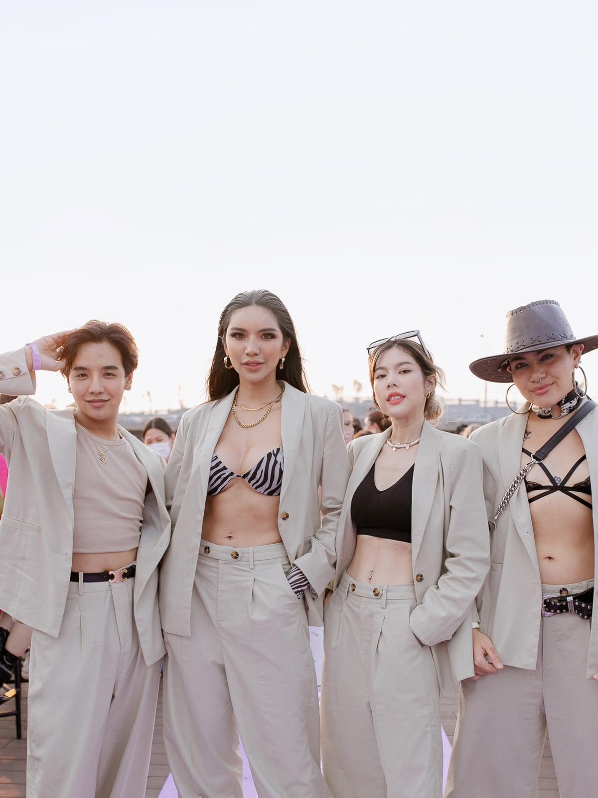 Oversized Long Sleeve Blazer - Light Green