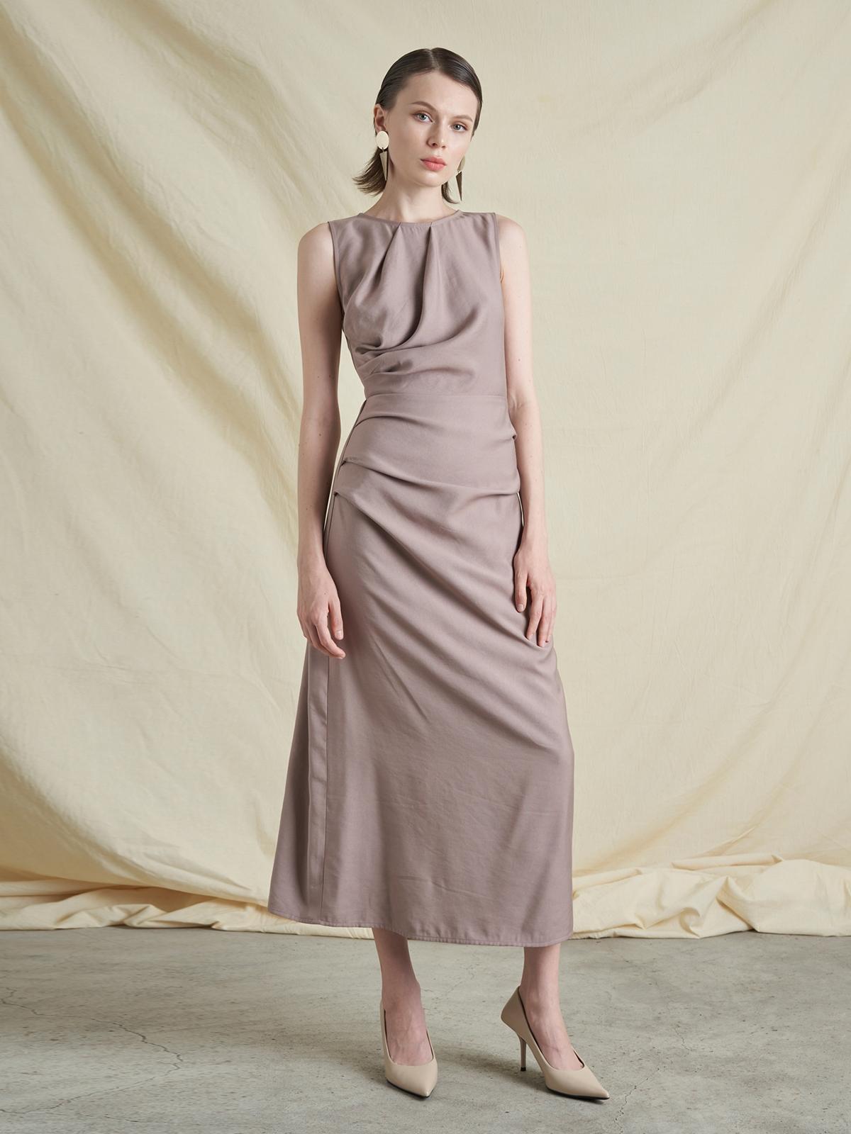 Mirabel Dress - Nude Pink
