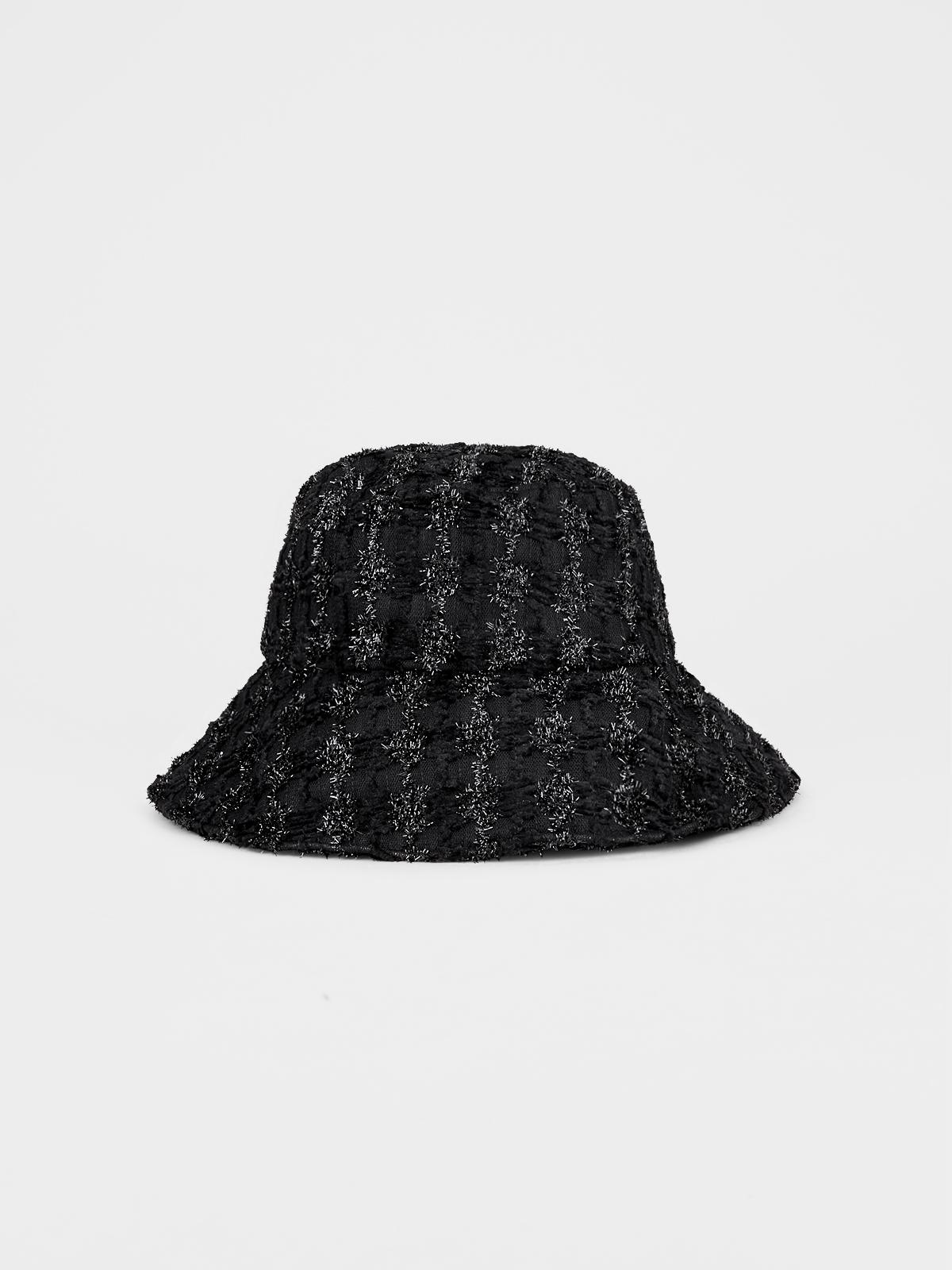 Textured Bucket Hat - Black