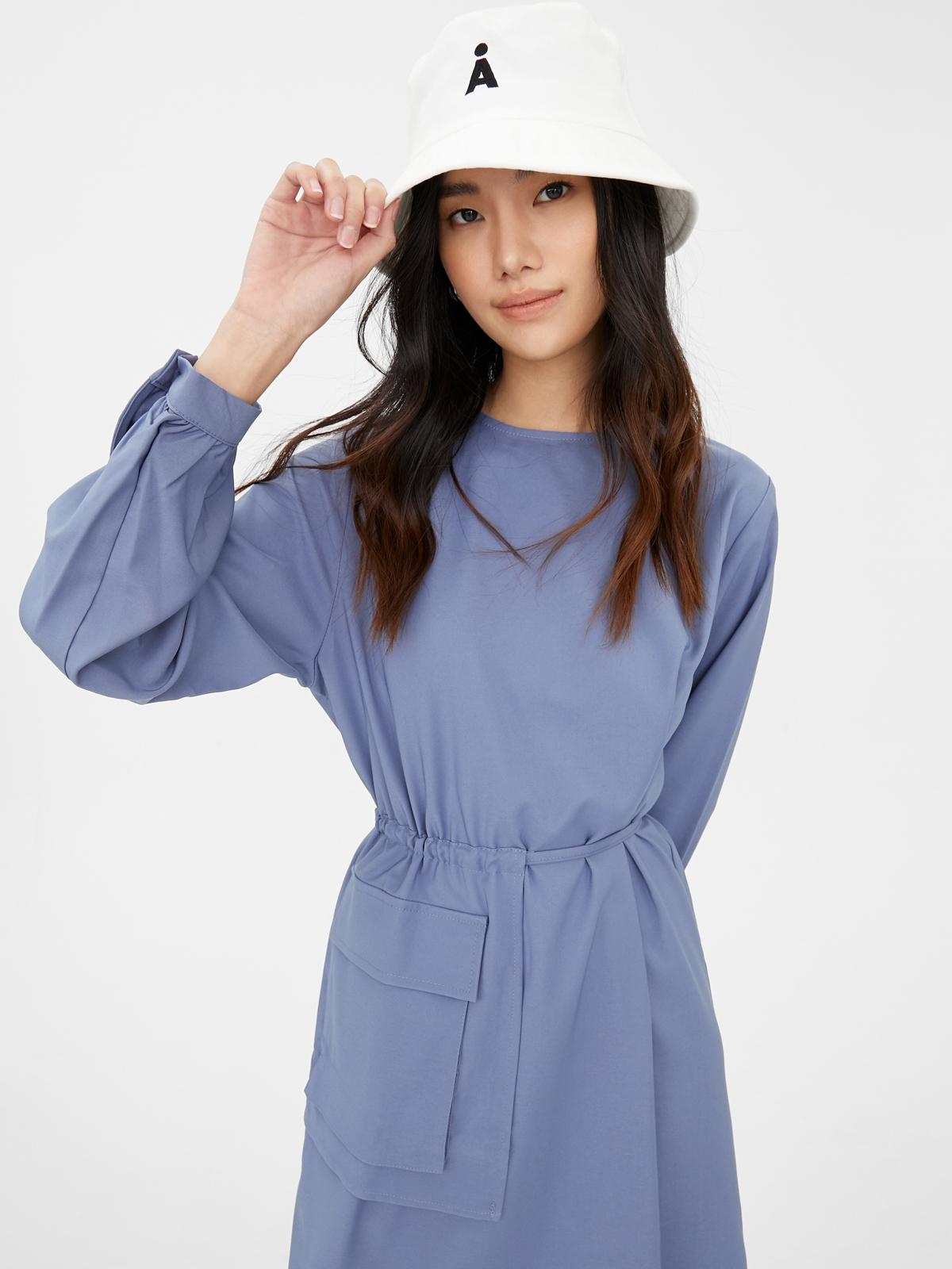 3.3 Field Trip x Pocket Detail Dress - Light Blue