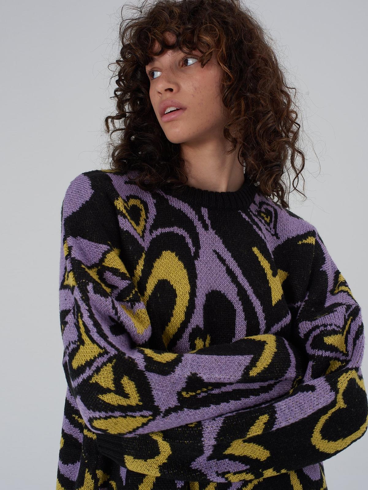 Course Dress - Black/Lilac