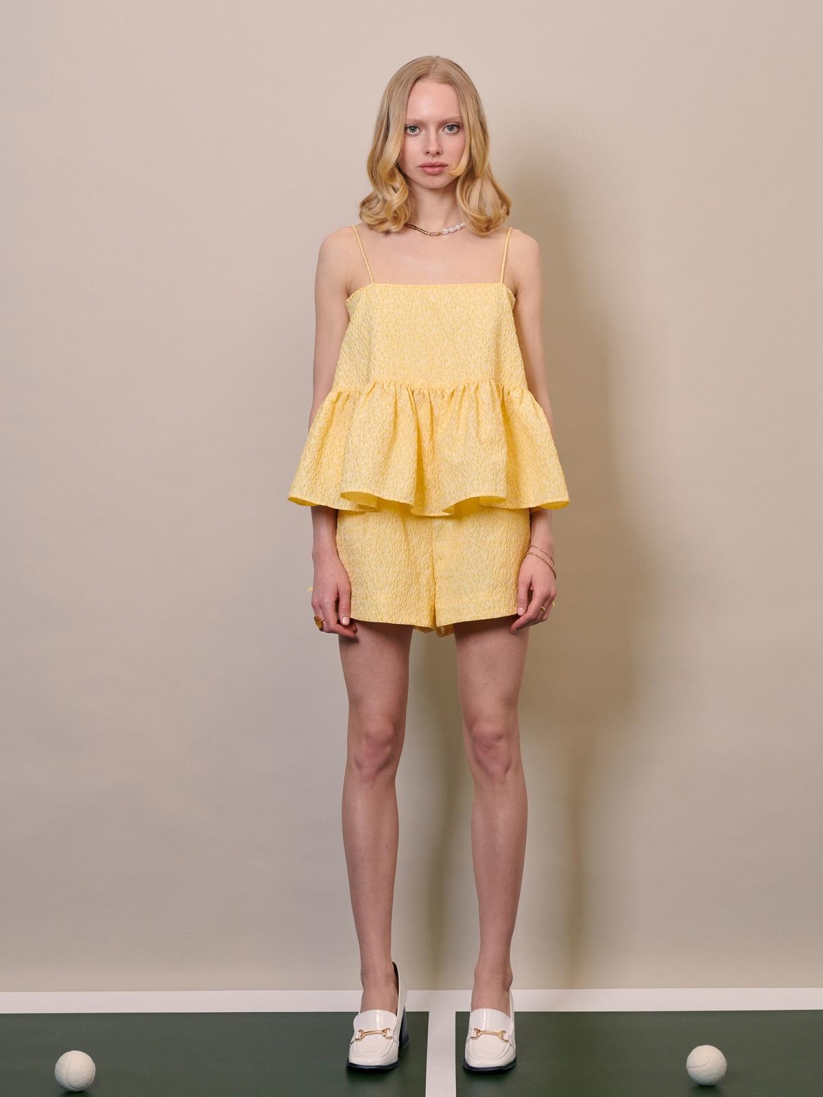 Deuce Floral Cami Top - Yellow