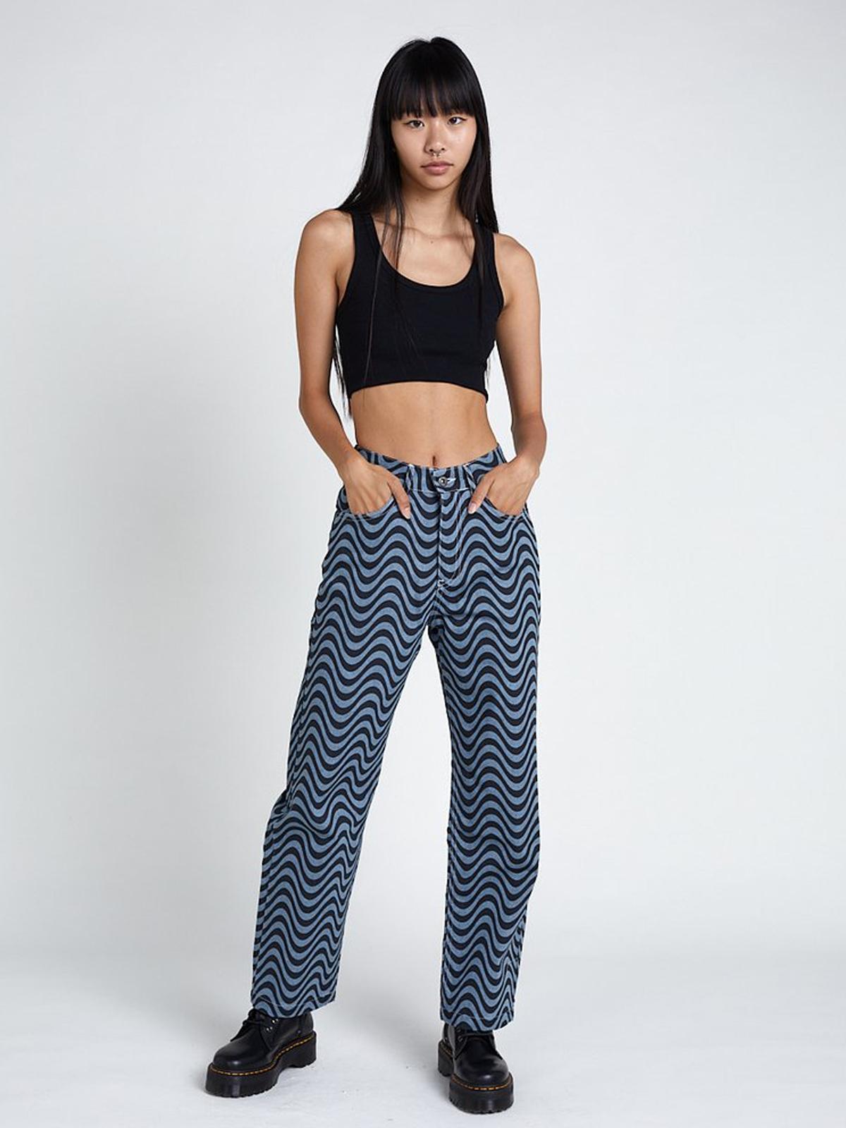 Wave Jeans - Light Blue/Black