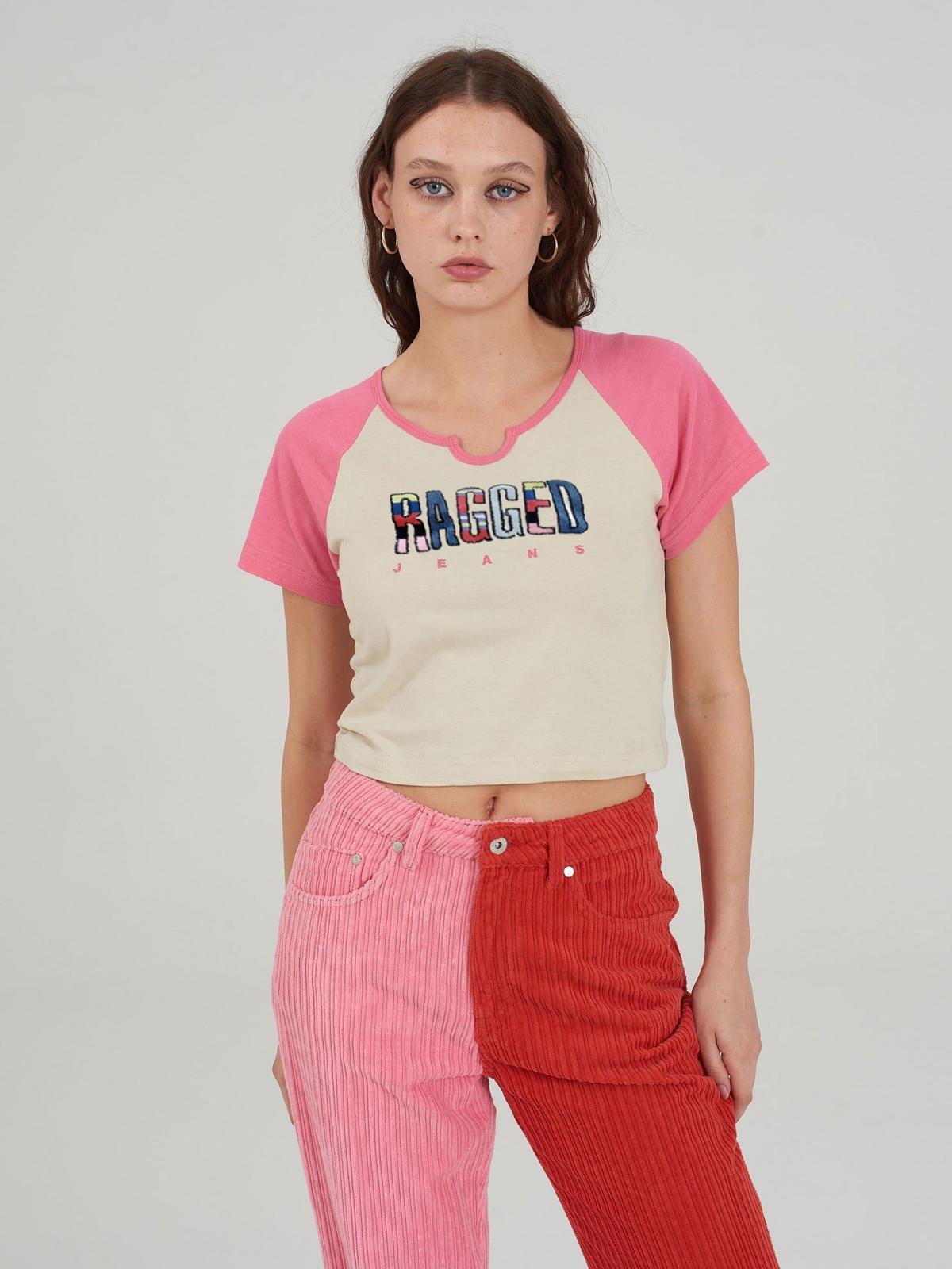 Absolute Tee - White Pink