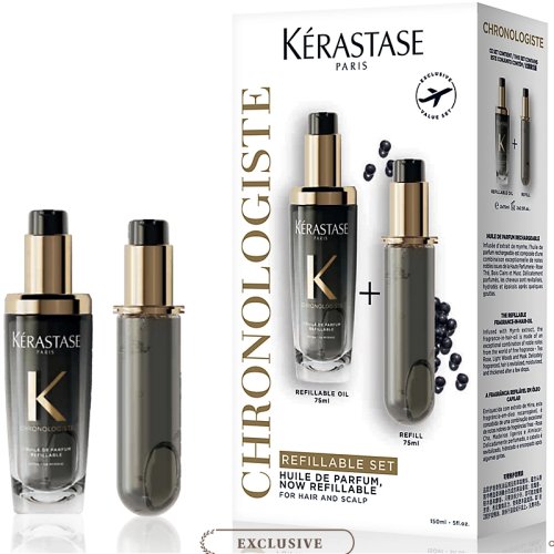 KERASTASE Chronologiste L'Huile De Parfum Fragrance-In-Oil Refillable Set