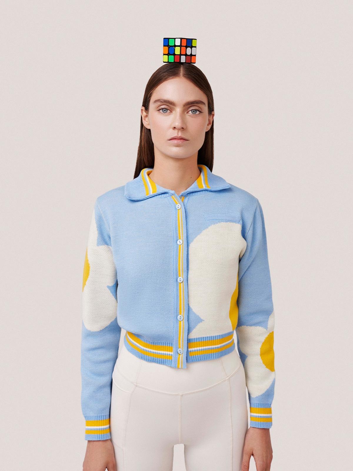 One Love Cardigan - Light blue