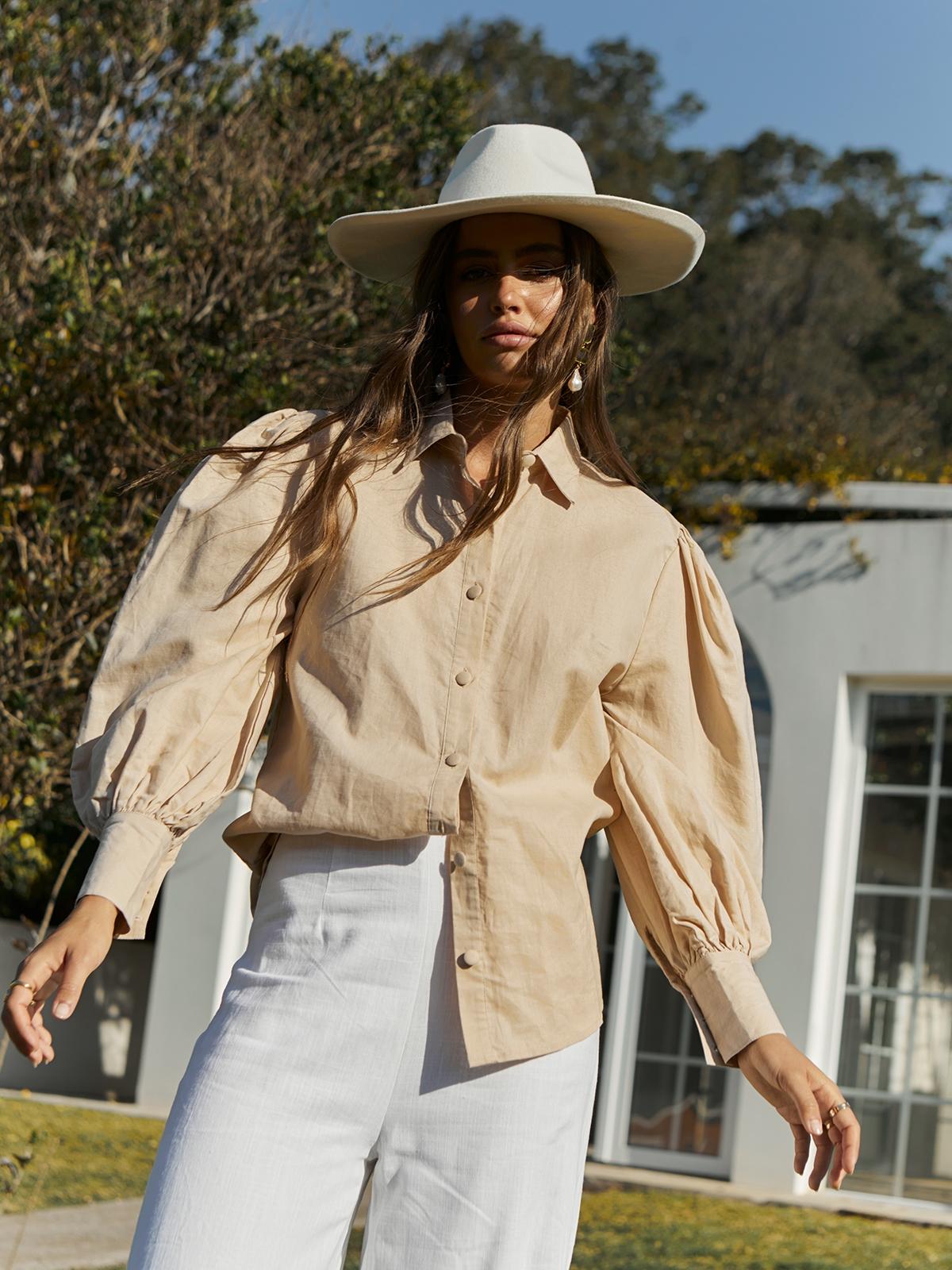 Mya Top - Beige