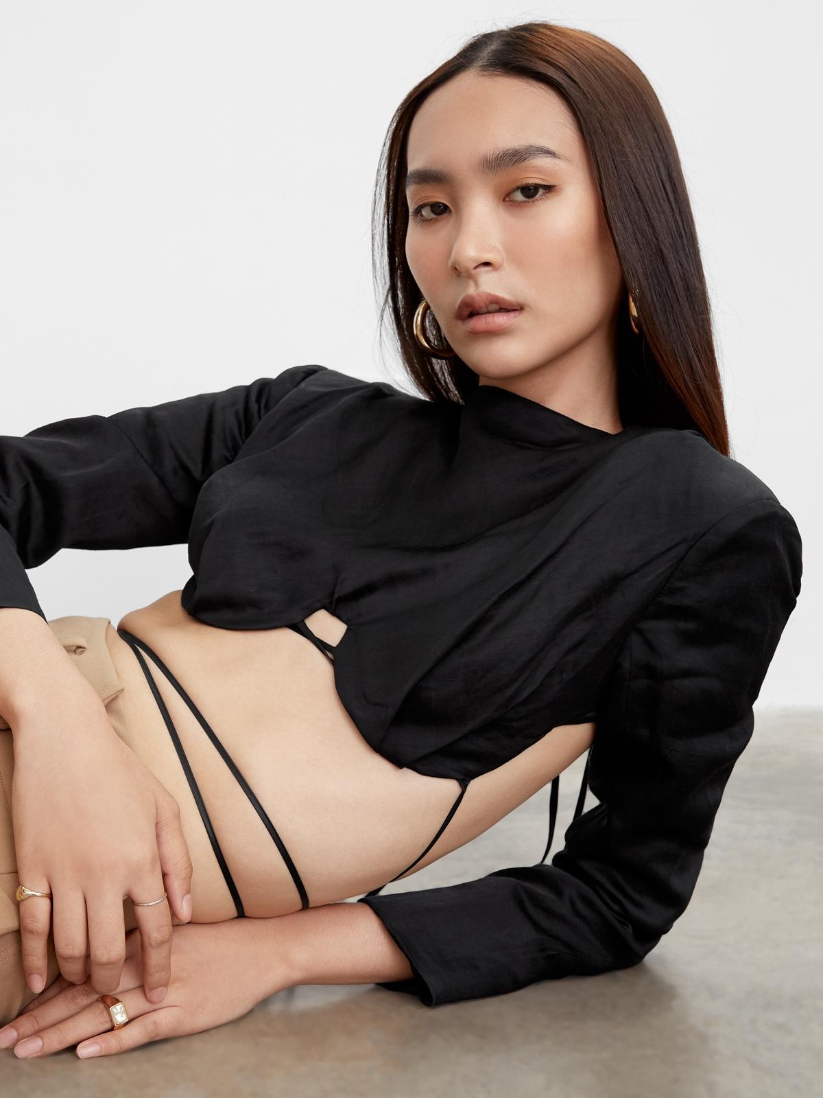 Twin Control Top - Black