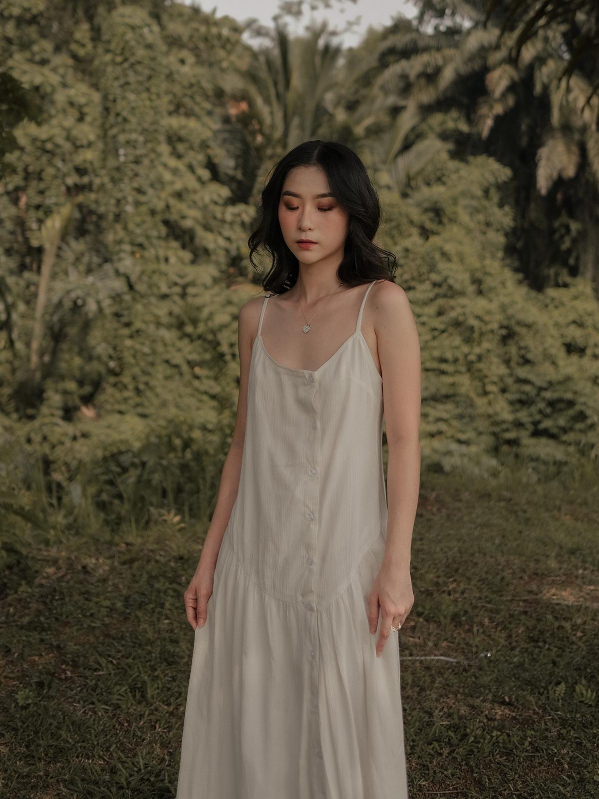 WSQ x Clawdiiaa Blanche Dress - White