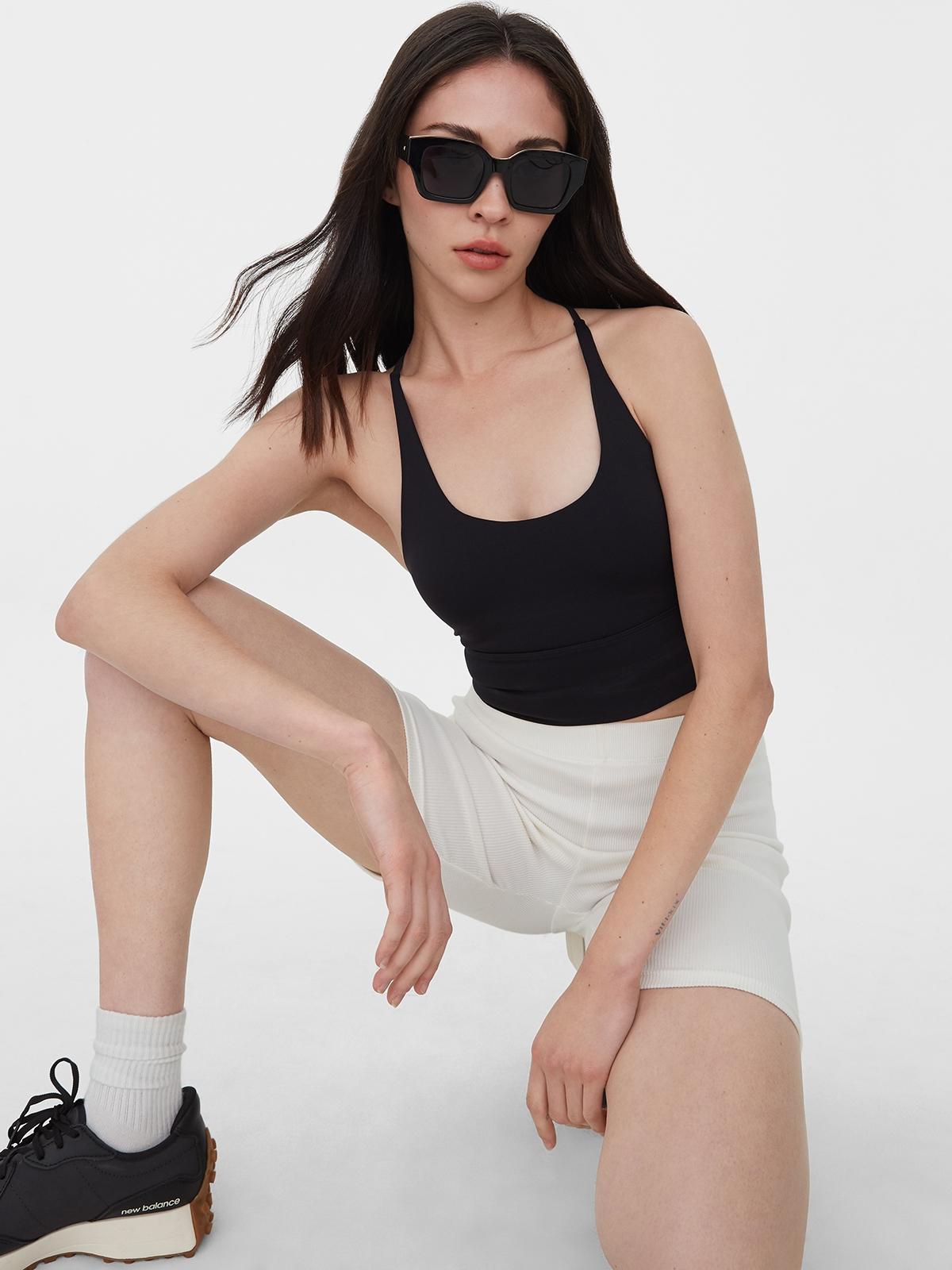 Focus Crop Top - Black