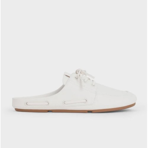  Jude Slip-On Boat Shoes - White