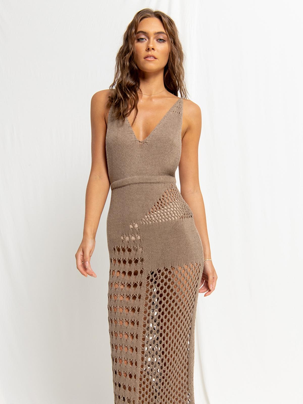 Rey Dress - Brown