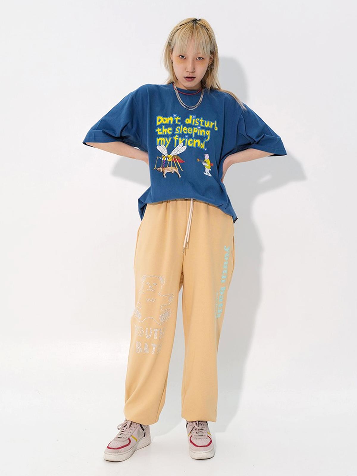 Youthbath x Mosquito Bear Short Sleeve Tee - Blue