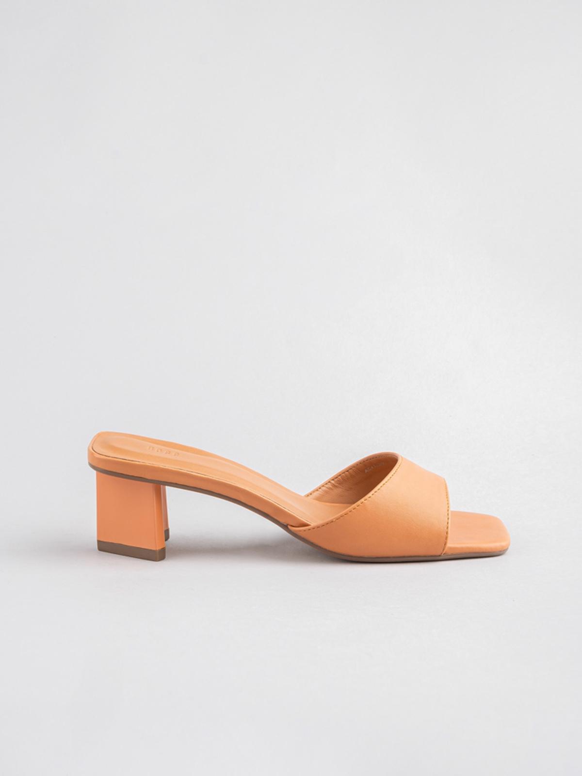 Extract Heel Slide - Orange/Brown