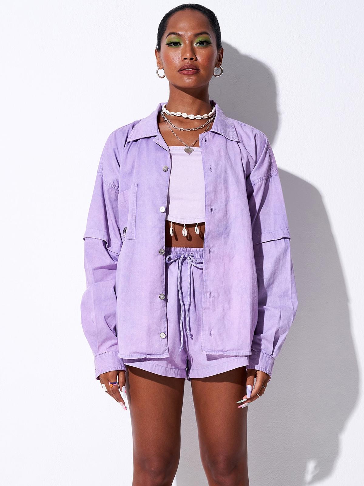 Vacay Shorts - Purple