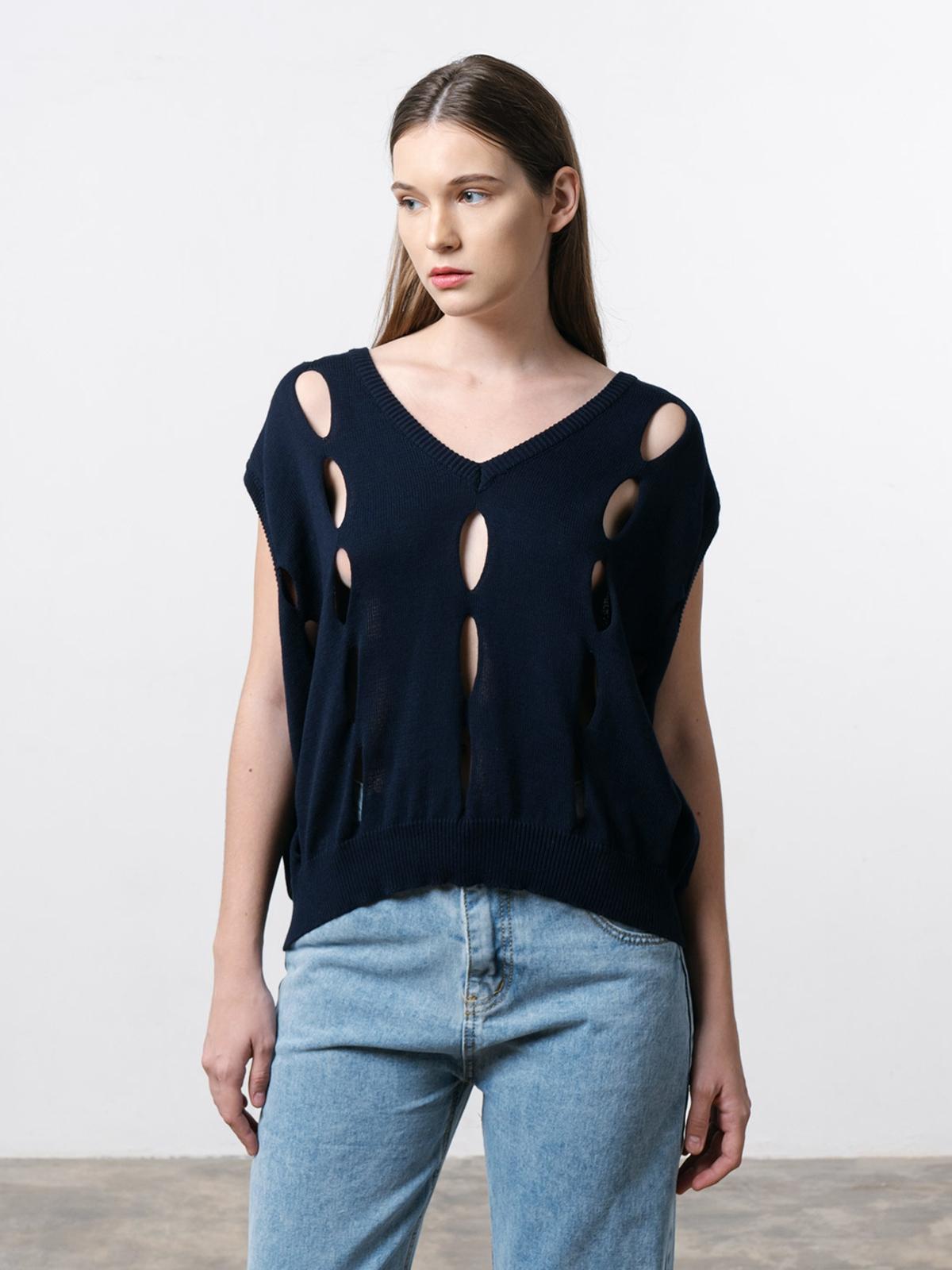 Peighton Vest - Navy