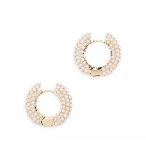 ALLSAINTS Chunky Imitation Pearl Huggie Earrings