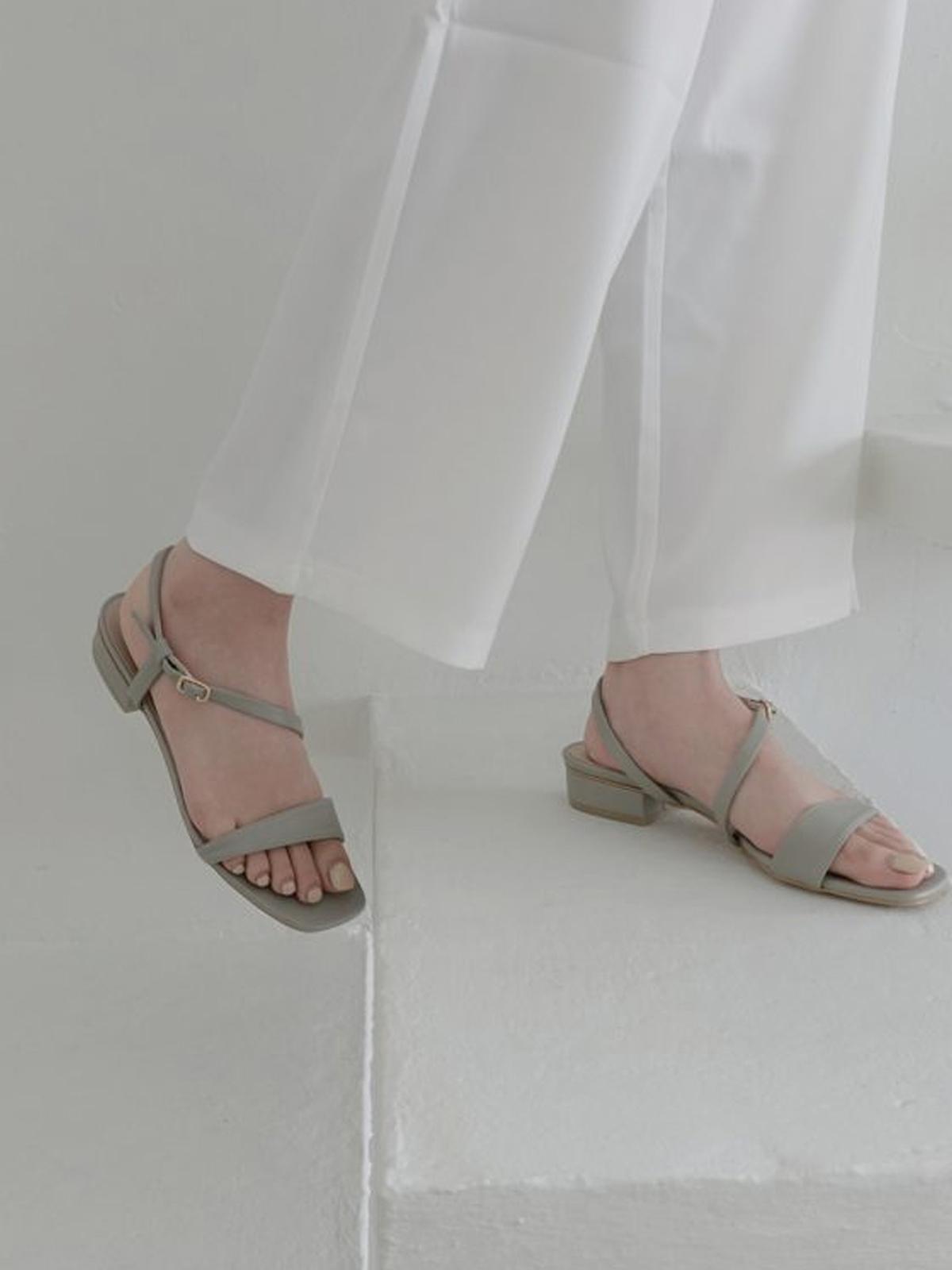 Carlene Sling Back Sandals - Blue