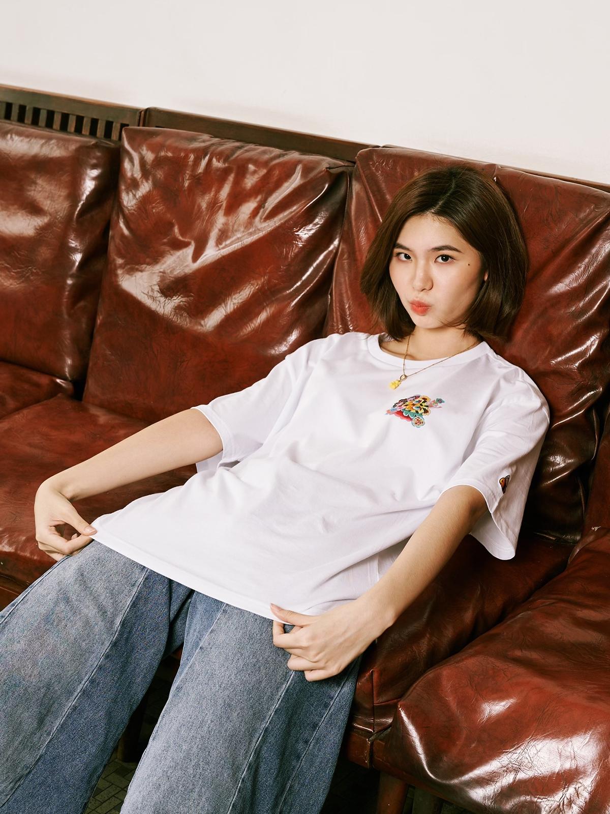 Tiger Logo Tee - White