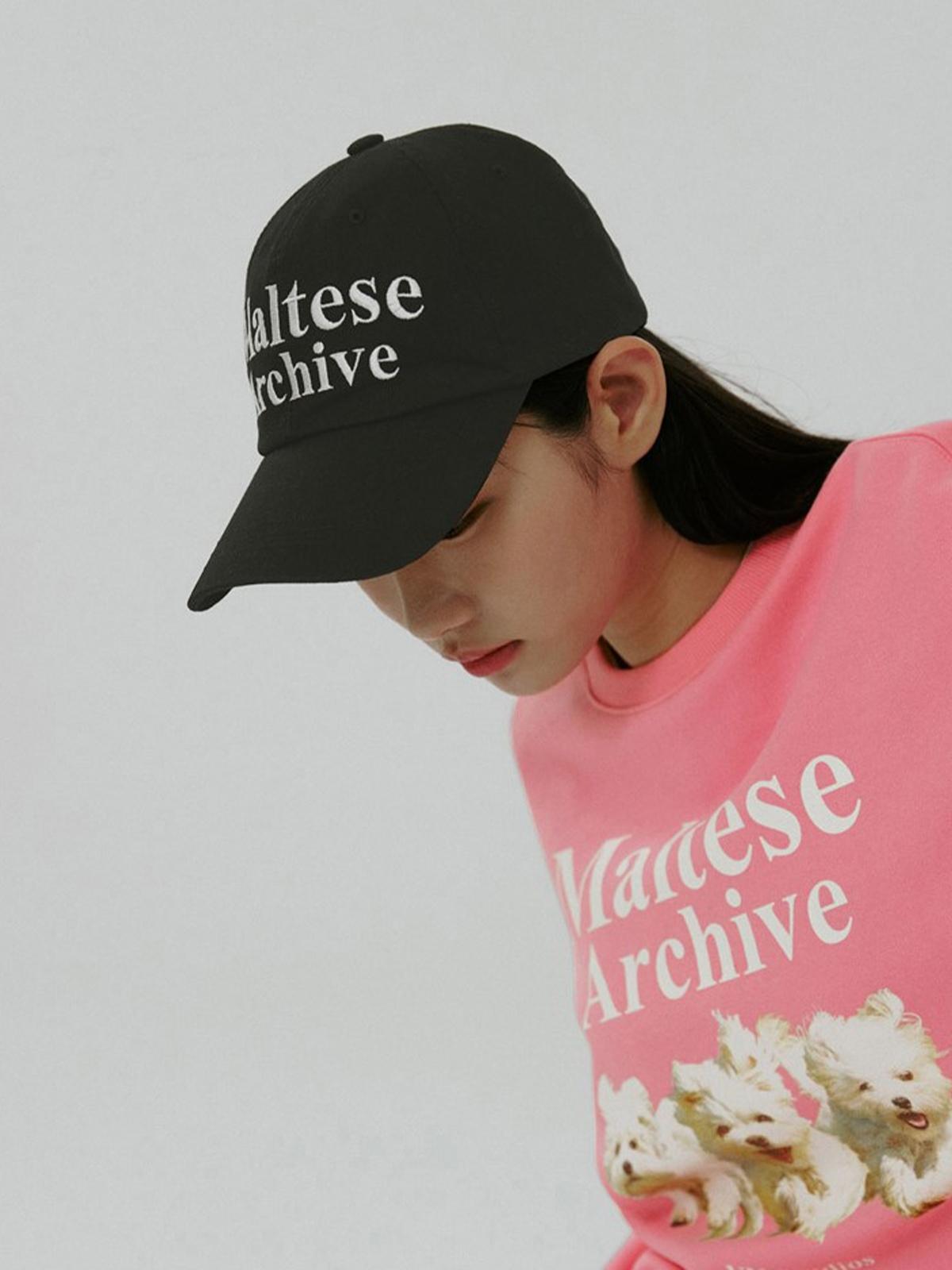 Waikei X Maltese Archive Ball Cap - Black