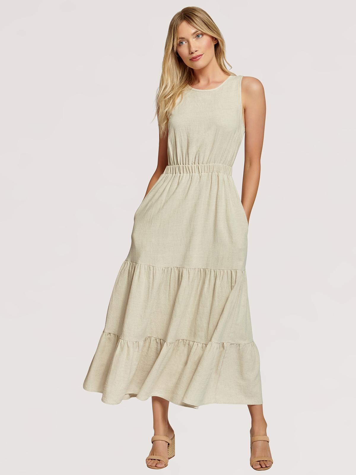 Coastal Dream Maxi Dress - Oatmeal