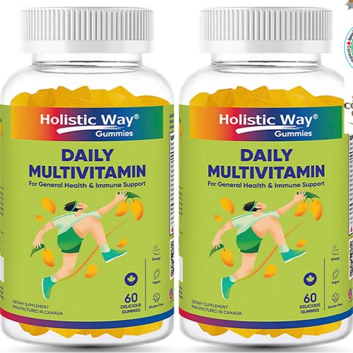Holistic Way [Bundle of 2] Holistic Way Daily Multivitamin Gummy — Halal and Vegetarian (60s)